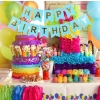 Baner girlanda dekoracja napis Happy Birthday